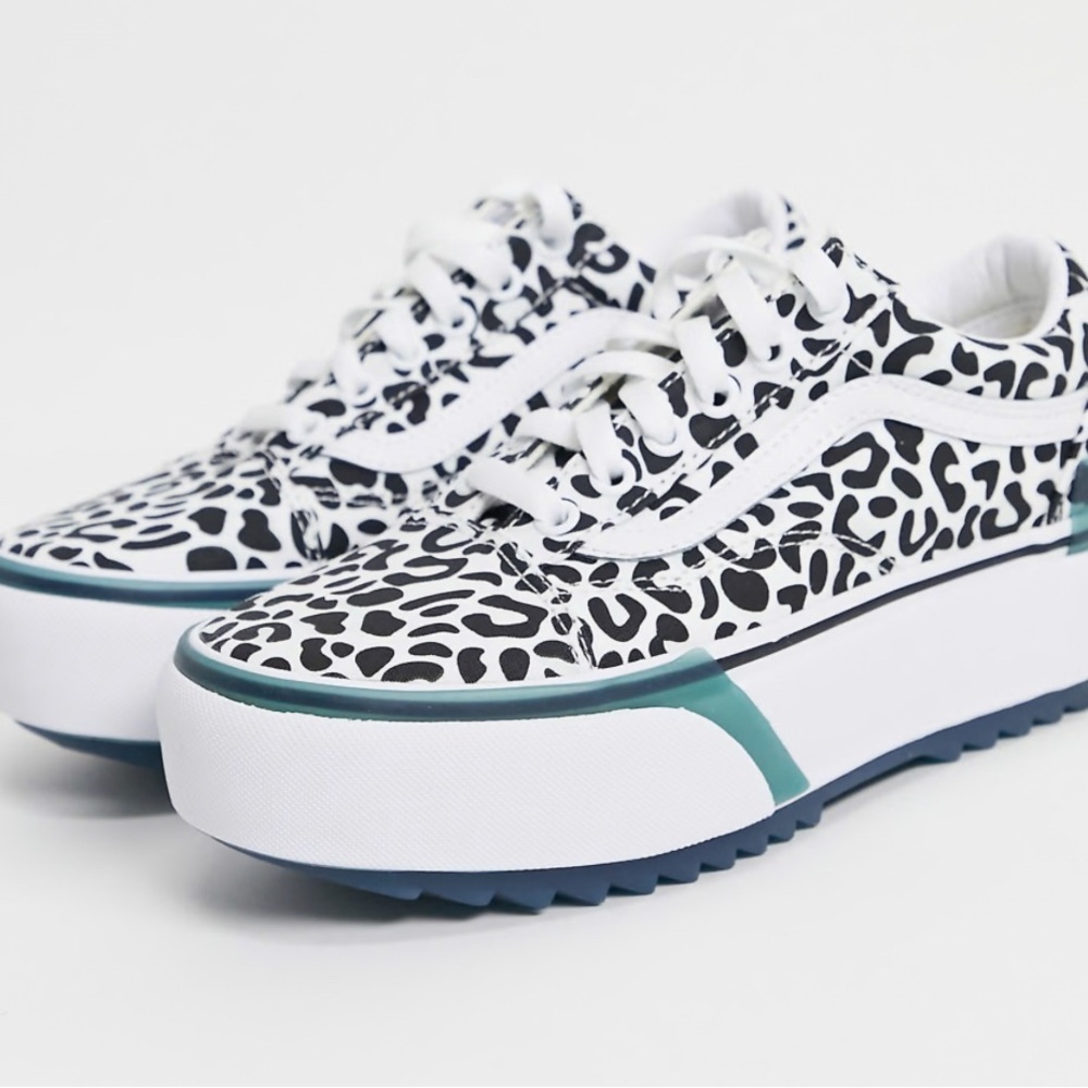 Vans Old Skool Stacked 'UV Ink - Leopard Size 7.5 women
